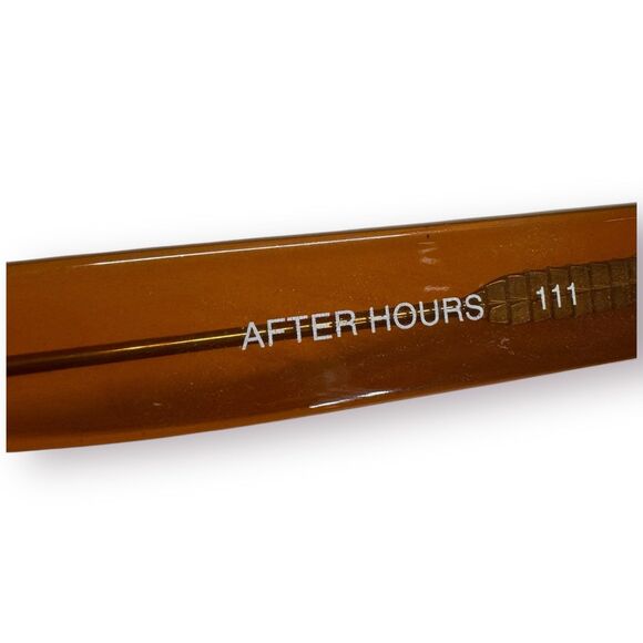 QUAY After Hours 111 Sunglasses Crystal Caramel Smoke Taupe Gradient Lenses Rare - Picture 4 of 10